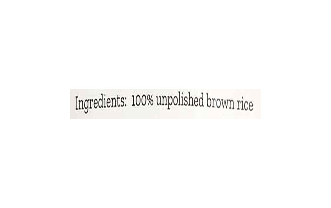 Conscious Food Brown Rice Sikander Natural   Pack  1 kilogram